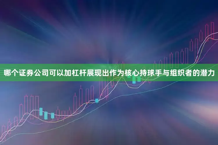 哪个证券公司可以加杠杆展现出作为核心持球手与组织者的潜力